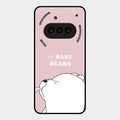 We Bare Bears Pink Glossy Metal Case Cover For Nothing Phone 3A 5G