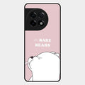 We Bare Bears Pink Glossy Metal Case Cover For Oneplus 11R 5G