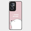 We Bare Bears Pink Glossy Metal Case Cover For Oneplus Nord Ce 2 5G