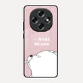 We Bare Bears Pink Glossy Metal Case Cover For Oppo F31 Pro 5G