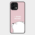 We Bare Bears Pink Glossy Metal Case Cover For Oppo K13 5G