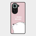 We Bare Bears Pink Glossy Metal Case Cover For Oppo Reno 11 5G