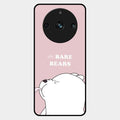 We Bare Bears Pink Glossy Metal Case Cover For Realme 11 Pro Plus 5G