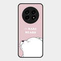 We Bare Bears Pink Glossy Metal Case Cover For Realme 13 Pro 5G