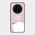 We Bare Bears Pink Glossy Metal Case Cover For Realme 14 Pro 5G