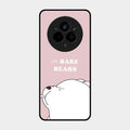 We Bare Bears Pink Glossy Metal Case Cover For Realme 14 Pro Plus 5G