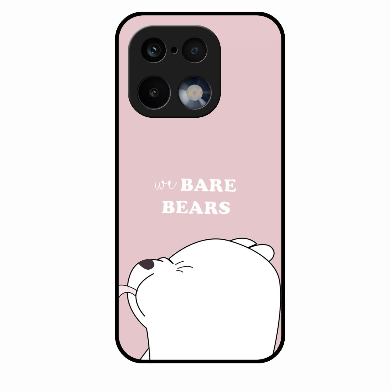 We Bare Bears Pink Glossy Metal Case Cover For Realme 16 Pro 5G