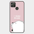 We Bare Bears Pink Glossy Metal Case Cover For Realme C21Y