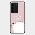 We Bare Bears Pink Glossy Metal Case Cover For Realme C75 5G
