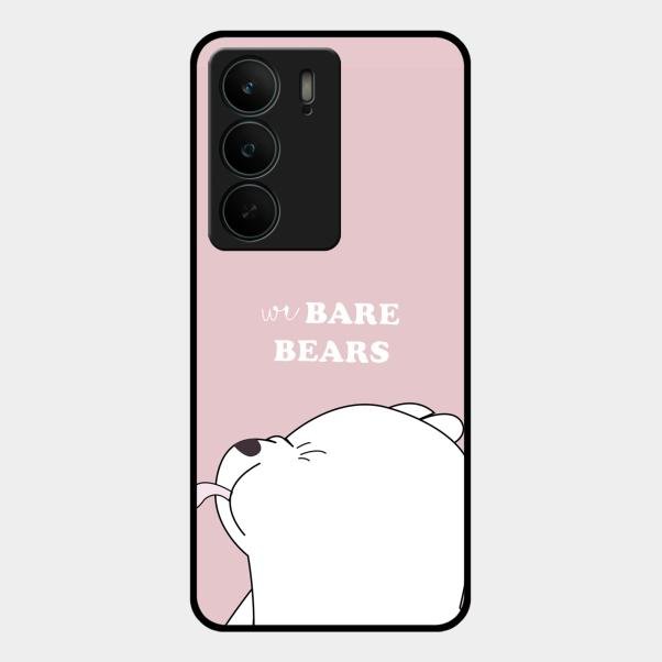 We Bare Bears Pink Glossy Metal Case Cover For Realme C75 5G