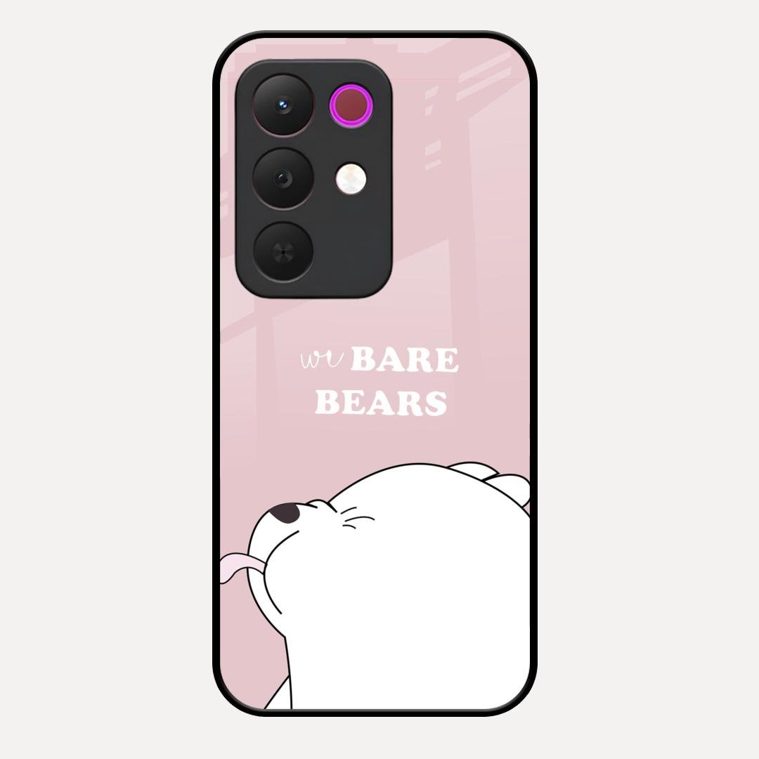 We Bare Bears Pink Glossy Metal Case Cover For Realme C85 5G