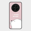 We Bare Bears Pink Glossy Metal Case Cover For Realme P1 5G