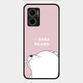 We Bare Bears Pink Glossy Metal Case Cover For Redmi 11 Prime 5G