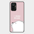 We Bare Bears Pink Glossy Metal Case Cover For Redmi Note 10 Pro Max