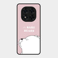 We Bare Bears Pink Glossy Metal Case Cover For Redmi Note 15 Pro 5G