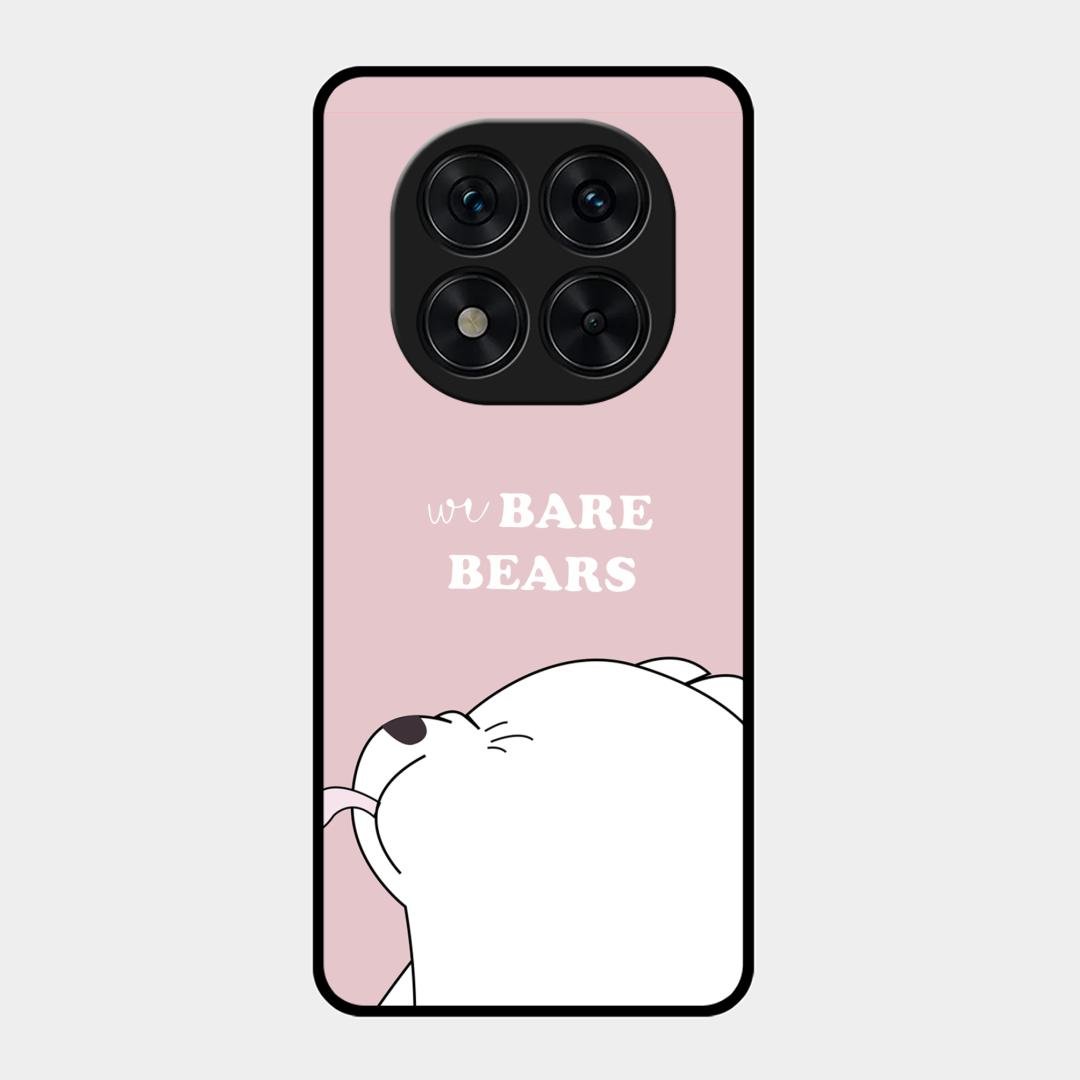 We Bare Bears Pink Glossy Metal Case Cover For Redmi Note 15 Pro Plus 5G