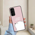 We Bare Bears Pink Glossy Metal Case Cover For Samsung - ShopOnCliQ