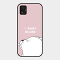 We Bare Bears Pink Glossy Metal Case Cover For Samsung Galaxy F14 5G