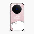 We Bare Bears Pink Glossy Metal Case Cover For Vivo X300 5G