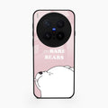 We Bare Bears Pink Glossy Metal Case Cover For Vivo X300 Pro 5G