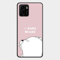 We Bare Bears Pink Glossy Metal Case Cover For Vivo Y01