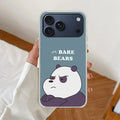 We Bare Bears Transparent Silicon Case Blue For iPhone 17 Pro