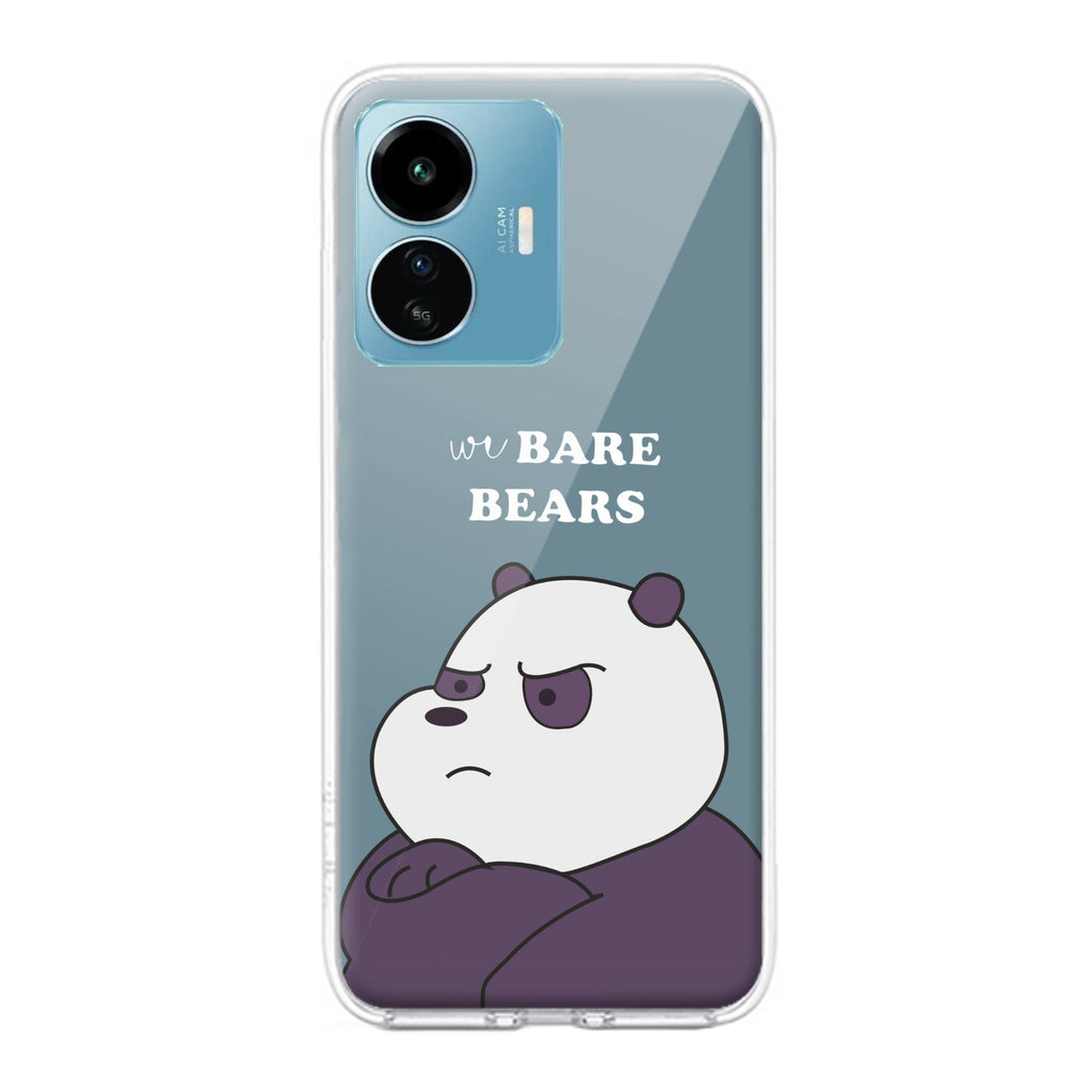 We Bare Bears Transparent Silicon Case Blue For iQOO Z6 Lite 5G