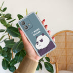 We Bare Bears Anti Yellow Case Blue For Motorola Edge 40 Neo 5G