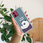We Bare Bears Anti Yellow Case Blue For Motorola G84 5G