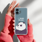 We Bare Bears Anti Yellow Case Blue For Nothing Phone 2