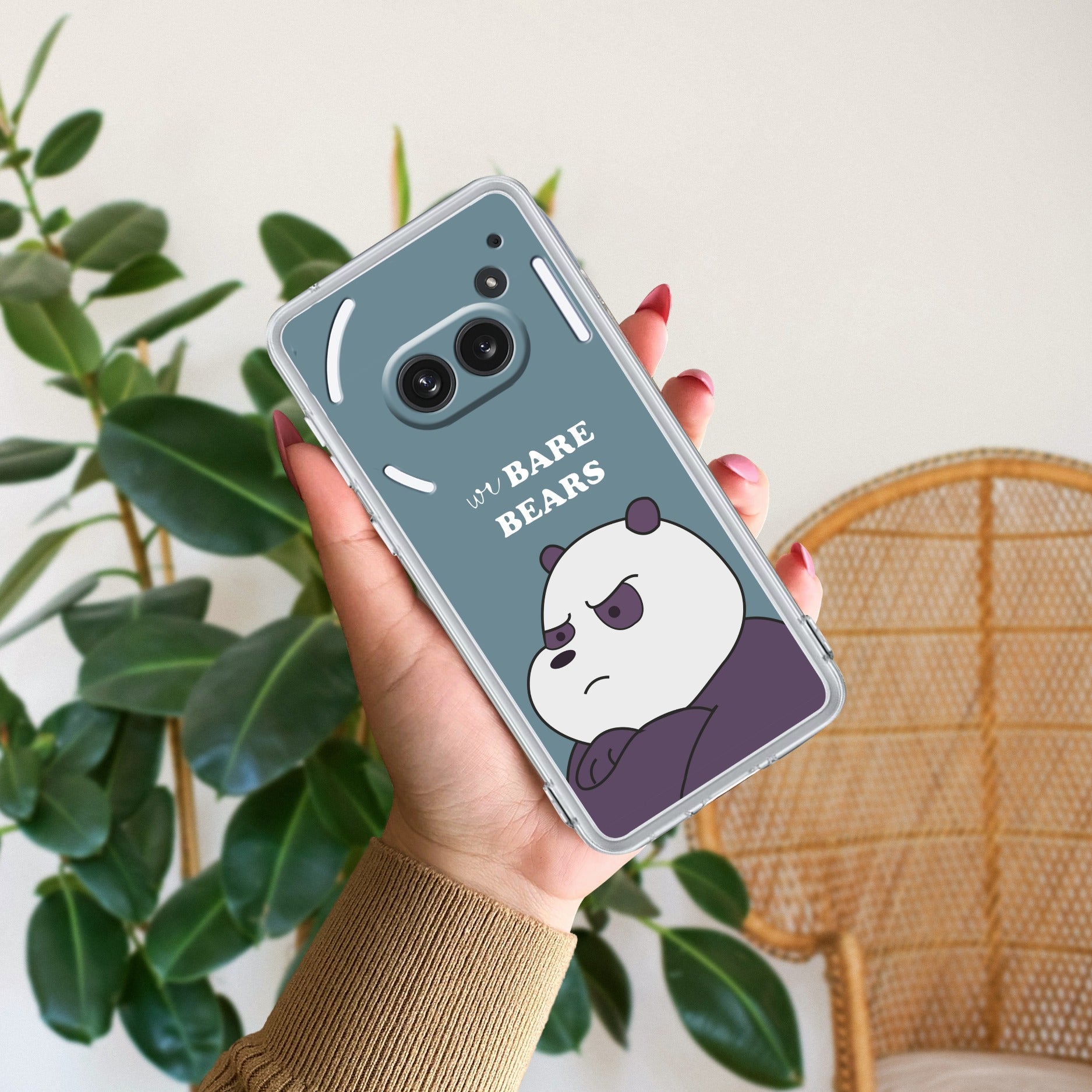 We Bare Bears Anti Yellow Case Blue For Nothing Phone 2a Plus