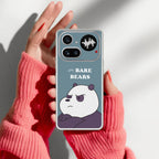 We Bare Bears Anti Yellow Case Blue For Nothing Phone 4A Pro 5G