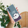 We Bare Bears Transparent Silicon Case Blue For OnePlus Nord CE 4 5G