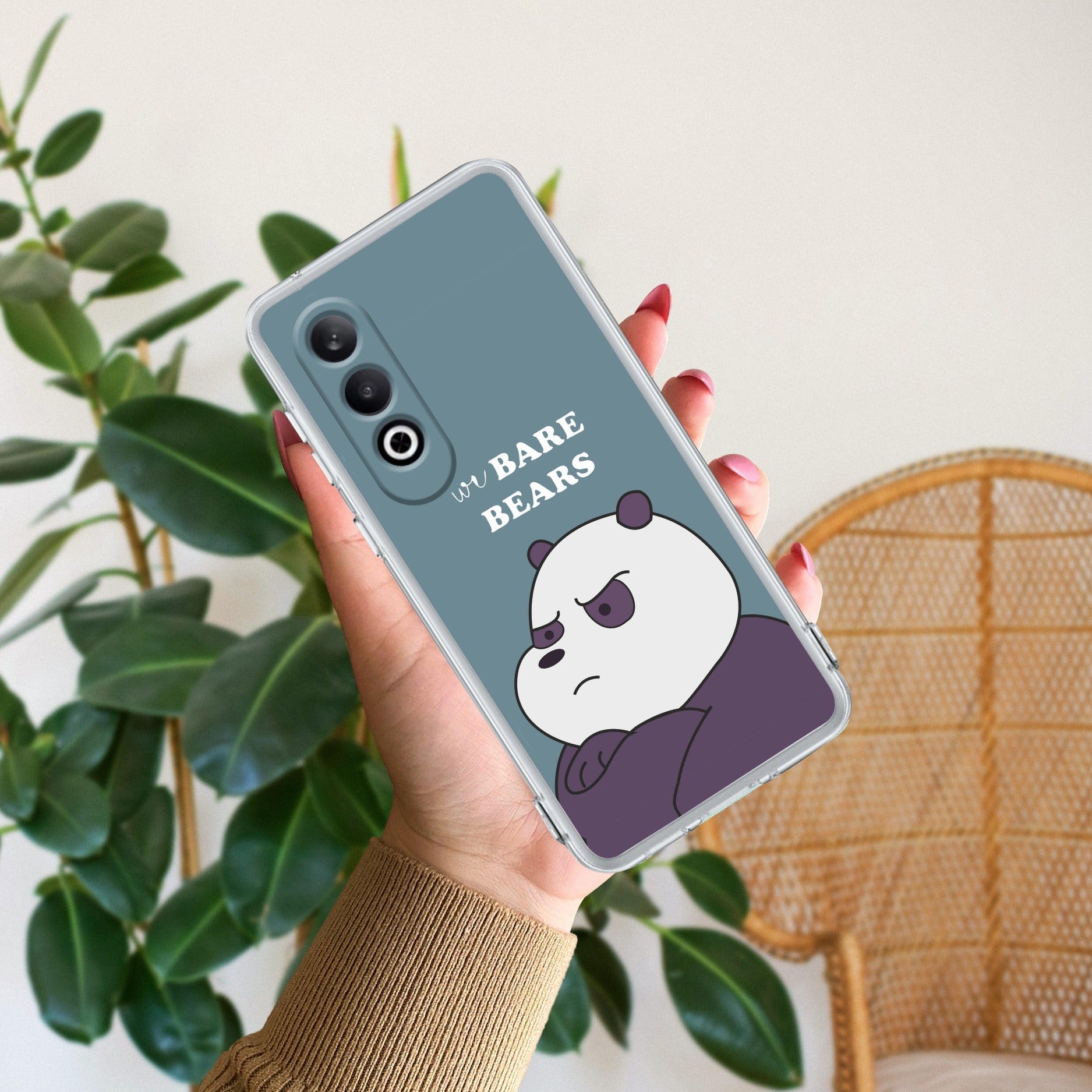 We Bare Bears Anti Yellow Case Blue For OnePlus Nord CE 4 5G