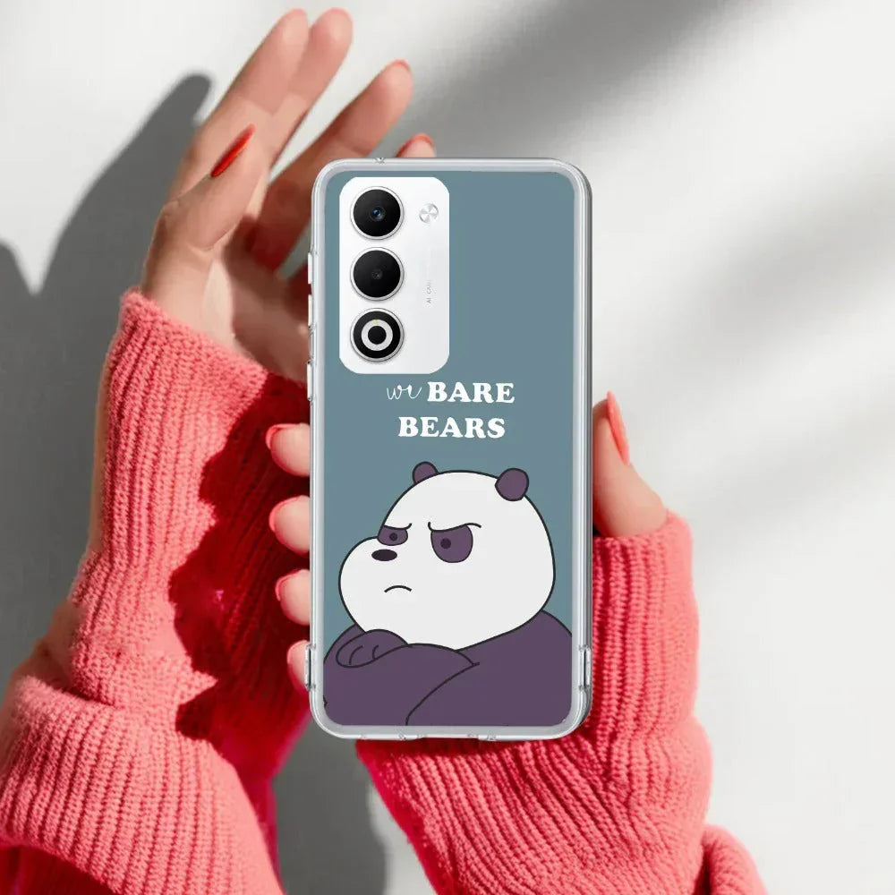 We Bare Bears Anti Yellow Case Blue For Oppo A5 5G