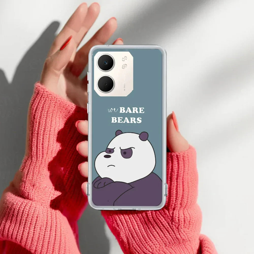 We Bare Bears Anti Yellow Case Blue For Oppo A5X 5G