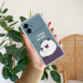 We Bare Bears Transparent Silicon Case Blue For Oppo F33 Pro 5G