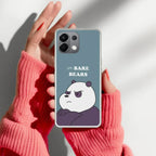 We Bare Bears Transparent Silicon Case Blue For Oppo A3 Pro 5G