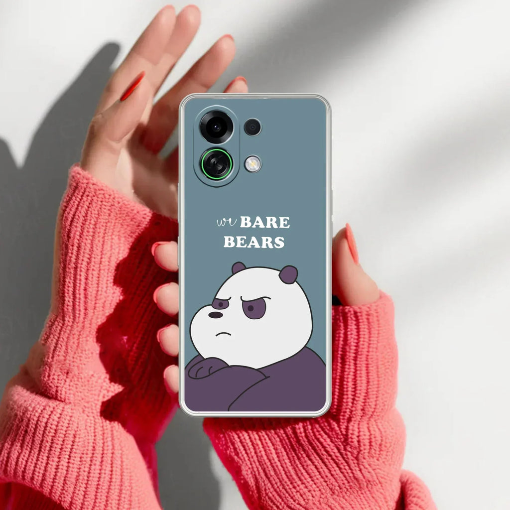 We Bare Bears Anti Yellow Case Blue For OPPO K13 Turbo Pro 5G