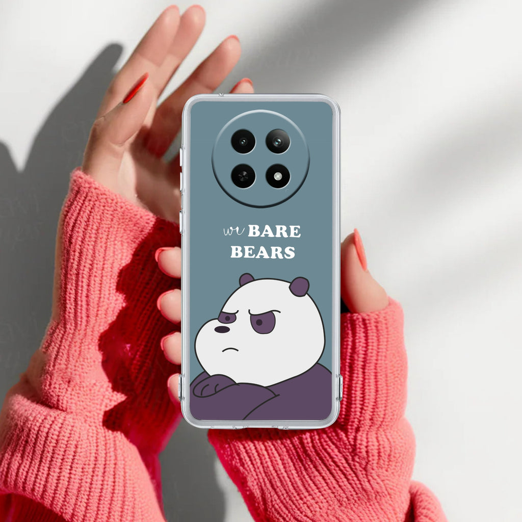 We Bare Bears Anti Yelllow Case Blue For Realme Narzo N65 5G