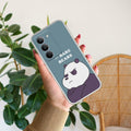 We Bare Bears Transparent Silicon Case Blue For Realme 14x 5G