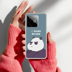 We Bare Bears Anti Yelllow Case Blue For Realme GT 7T 5G