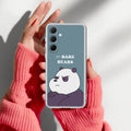 We Bare Bears Transparent Silicon Case Blue For Samsung Galaxy A37 5G