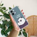 We Bare Bears Transparent Silicon Case Blue For Vivo T5X 5G