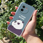 We Bare Bears Transparent Silicon Case Blue For Vivo X90 5G