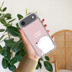 We Bare Bears Transparent Silicon Case Pink For iPhone 11 Pro Max