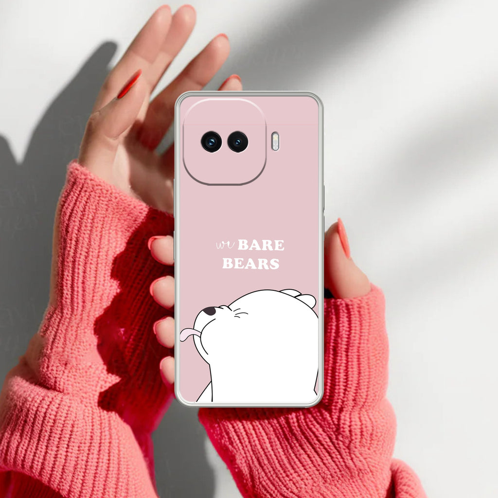 We Bare Bears Anti Yellow Case Pink For iQOO 15R 5G