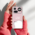 We Bare Bears Anti Yellow Case Pink For Nothing Phone 4A Pro 5G