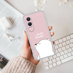 We Bare Bears Anti Yellow Case Pink For OnePlus Nord CE 4 Lite 5G