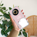 We Bare Bears Anti Yelllow Case Pink For Realme 11 Pro Plus 5G